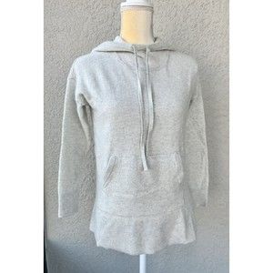 Banana Republic Womens XS Merino Wool Cashmere Blend Hooded Sweater Pullover